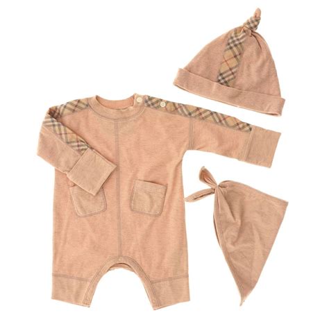 burberry baby outfits|Burberry baby jumpsuit.